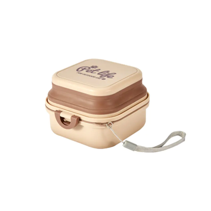 Double-Layer Outdoor Folding Dog Water and Food Bowl