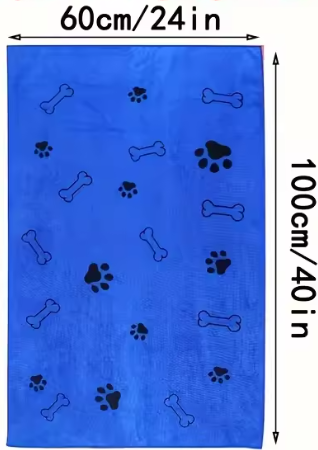 Microfiber Dog Towel (1pc)