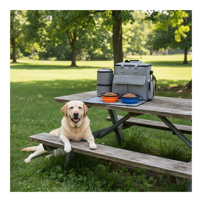 Dog Travel Bag Set